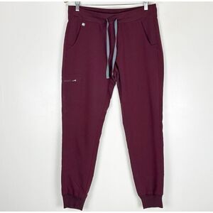 Figs Zamora Women's Jogger Scrub Pant Burgundy Size L/P